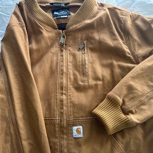 Carhartt brown bomber style jacket XL